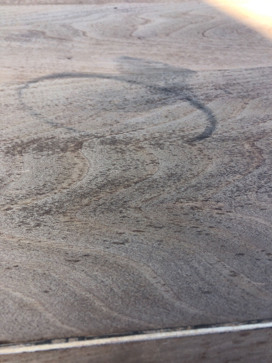 Solid walnut sideboard
