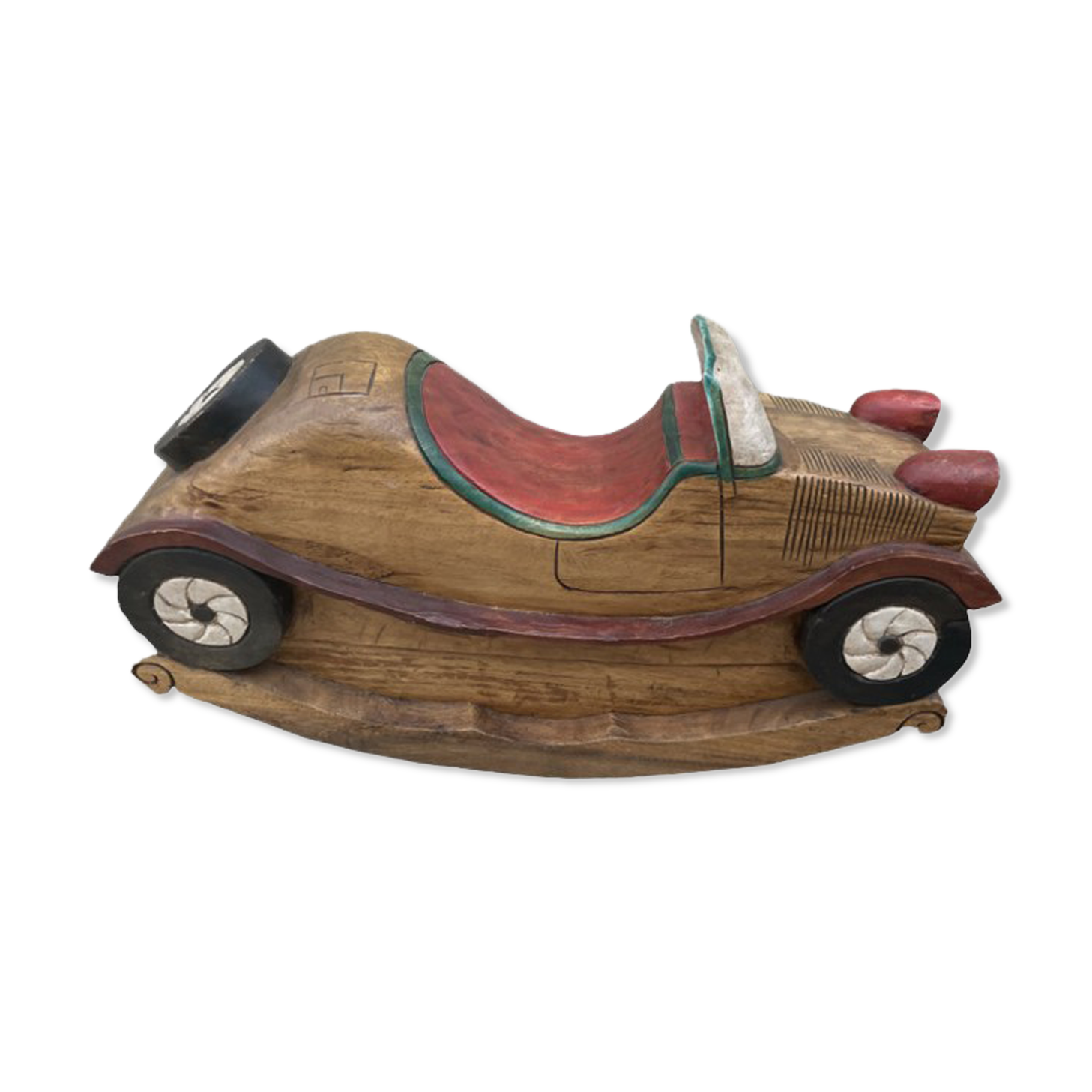 Voiture en bois vintage