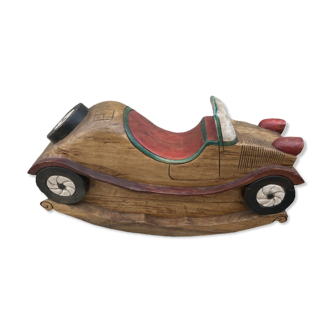 Vintage wooden car