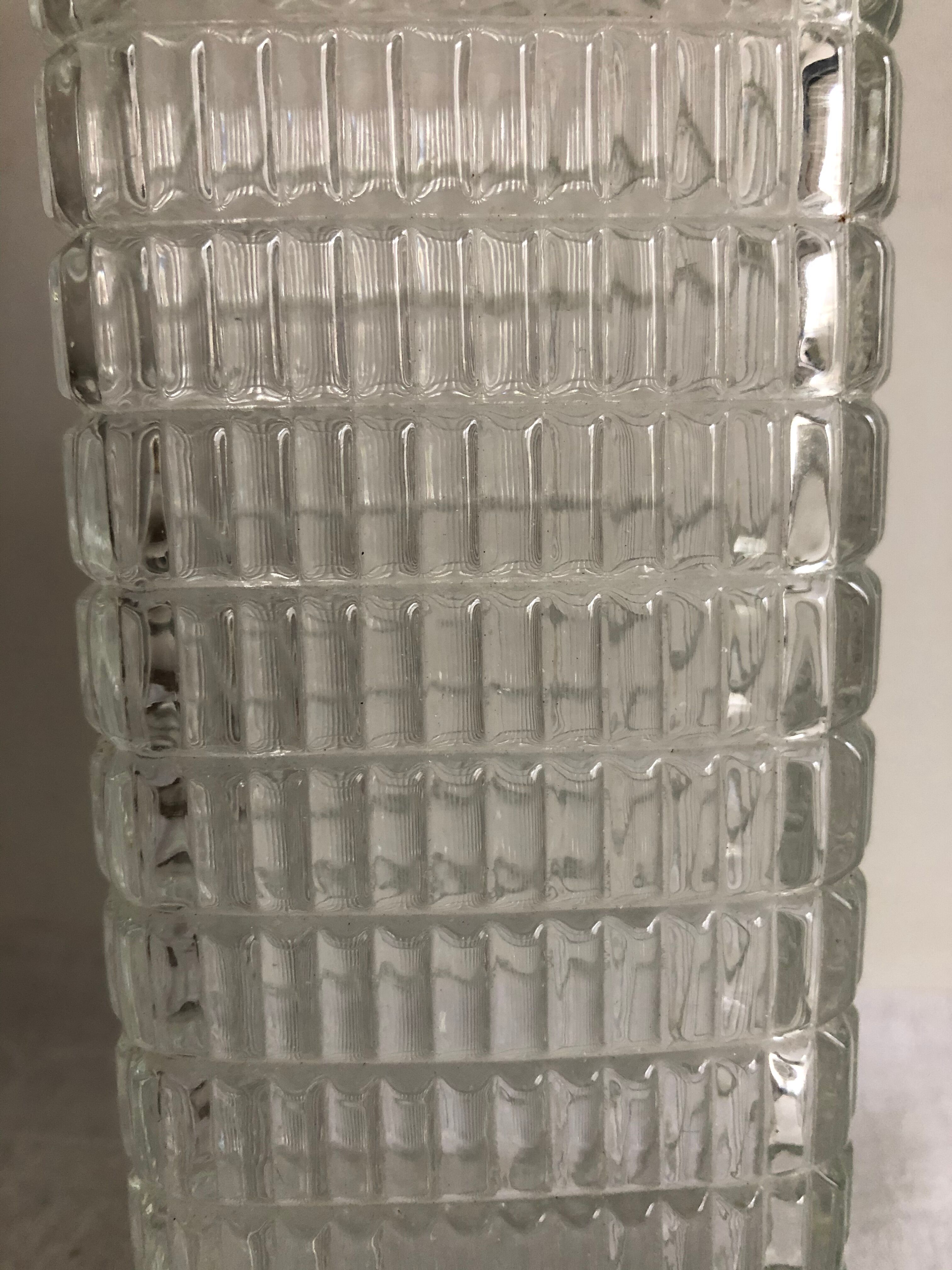 Whiskey decanter, cut glass