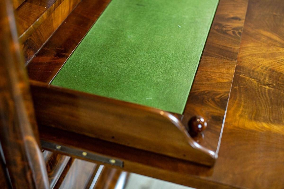 Antique Biedermeier Mahogany Secretary, 1850