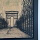 Bernard Buffet painting “Champs-Élysées and Arc de Triomphe” Print on t