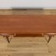 Mid-Century Teak & Rattan Coffee Table, Denmark, 1960s