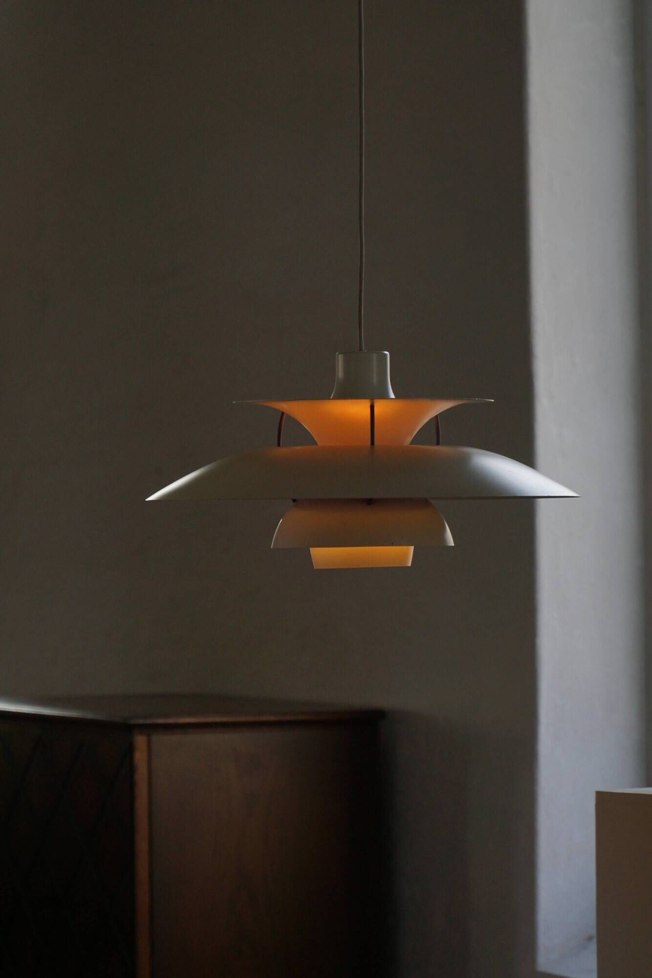 PH 5 pendant lamp by Poul Henningsen for Louis Poulsen, Denmark, 1958