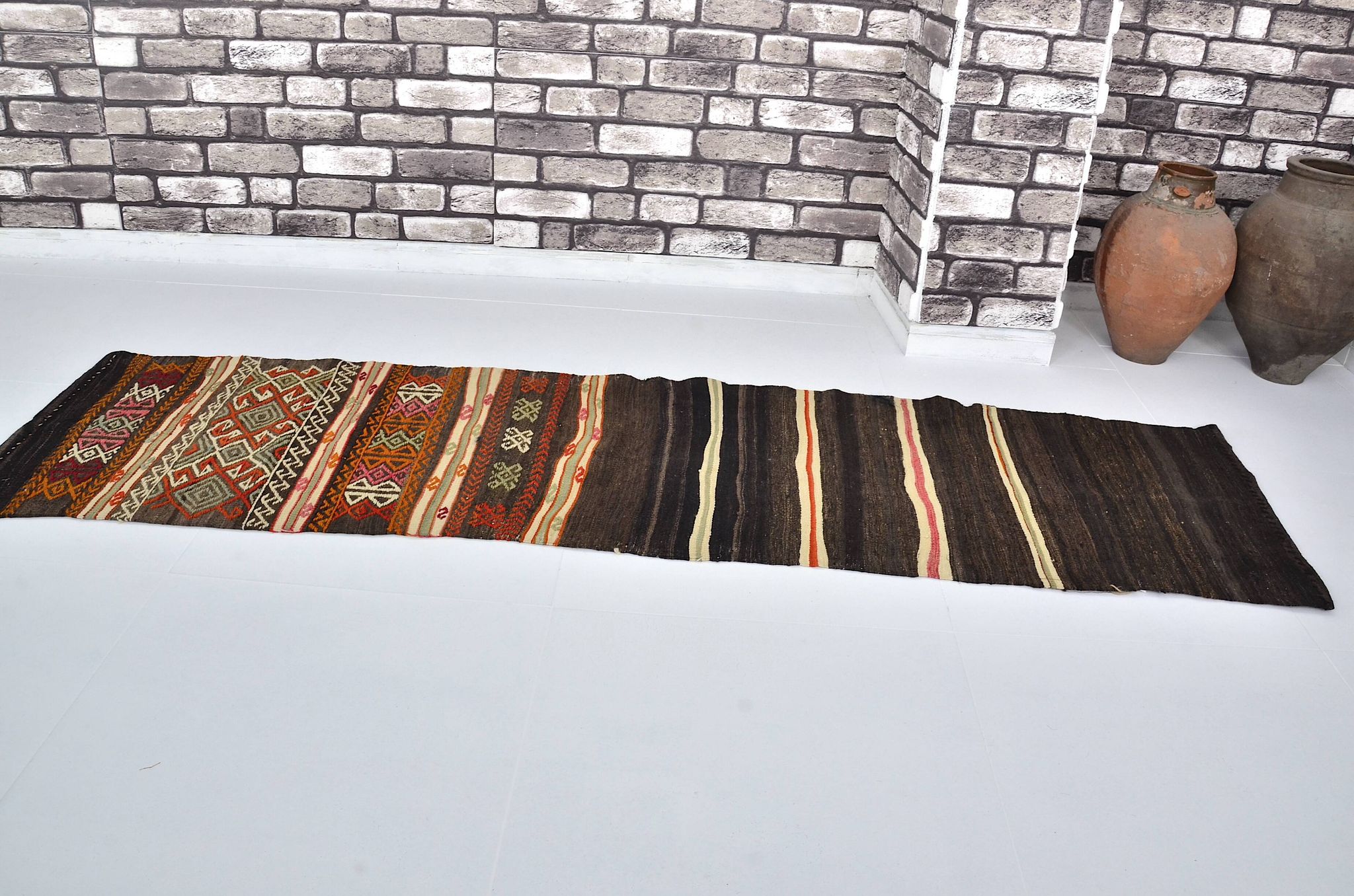Kilim Runner anatolien vintage sku 3066