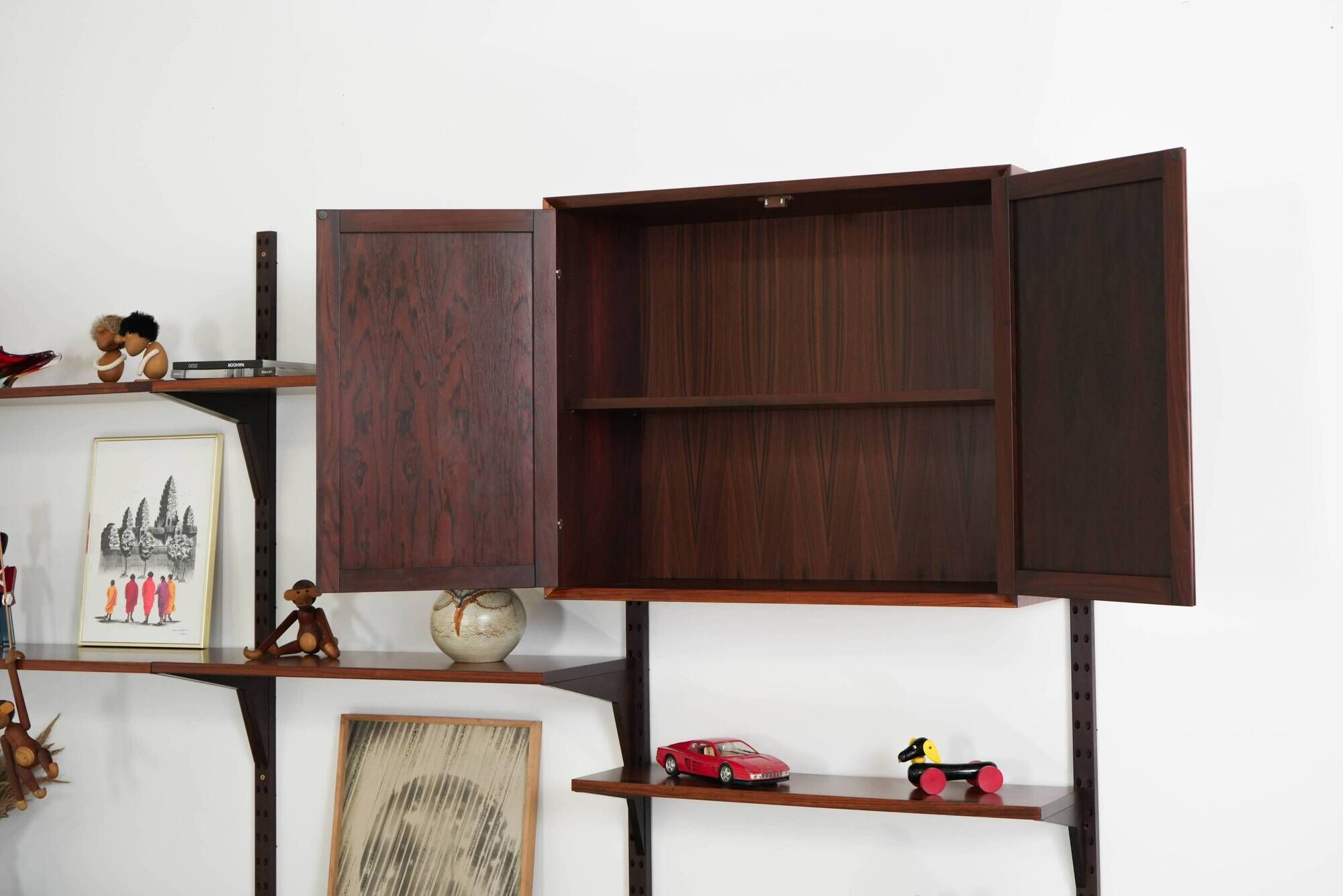 Modular shelving by Poul Cadovius, rosewood, 1970s