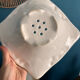 Fruit drainer in earthenware and its Silea plate