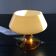Coupe en opaline ambre