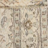 Tapis de course turc beige et marron 3x10, 84x263Cm