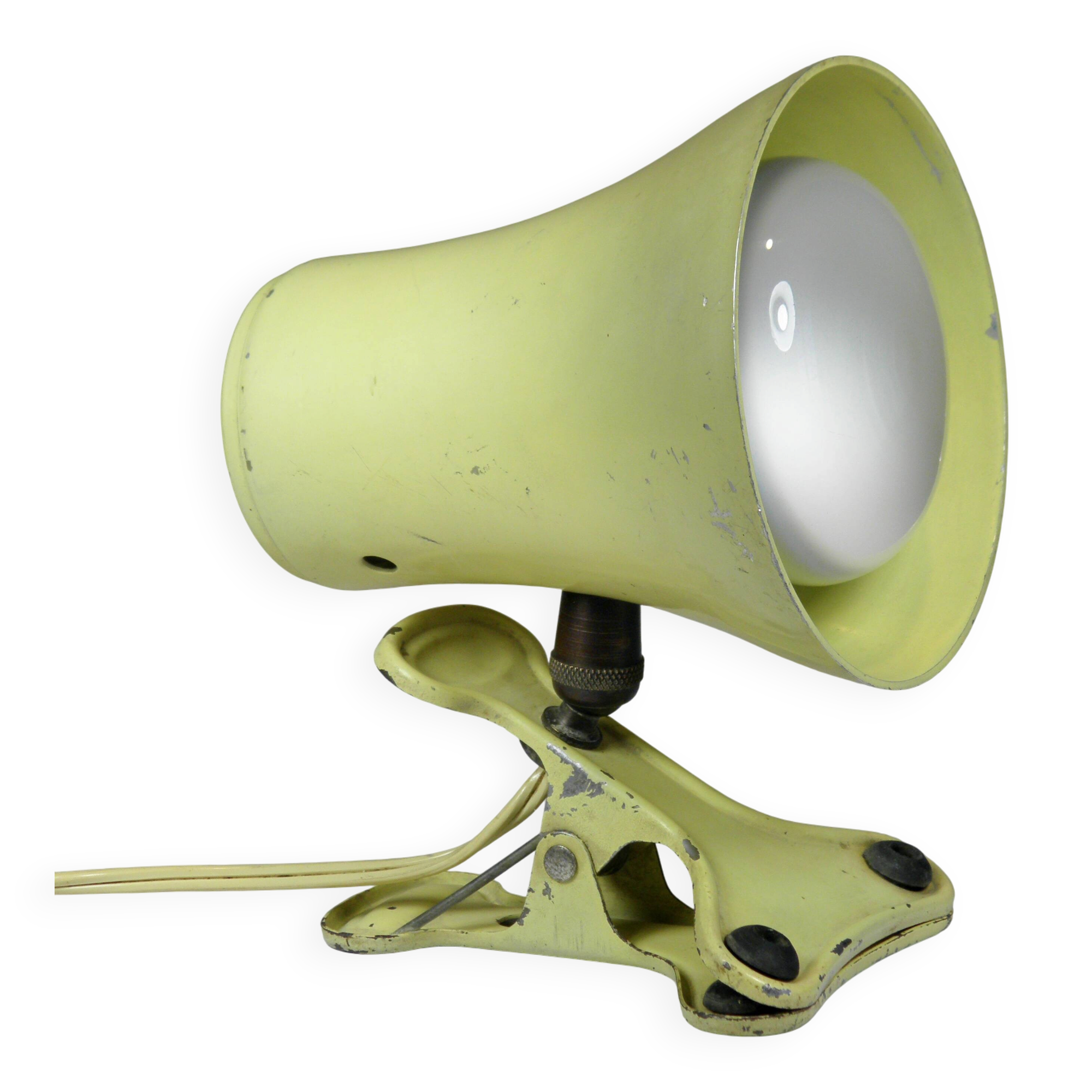 Clamp spotlight 11 cm 1960s