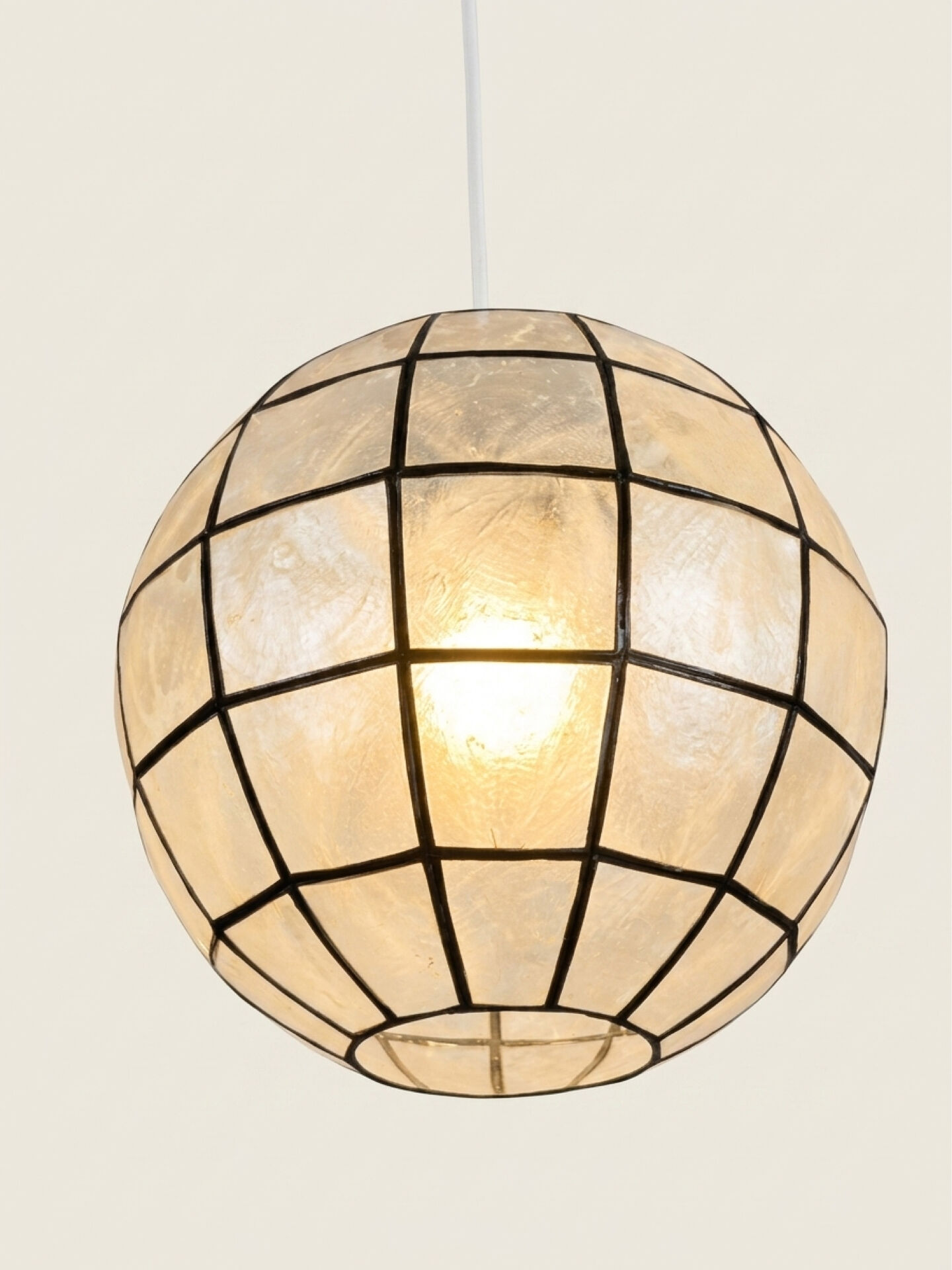 Capiz Shell Pendant from the 1970s