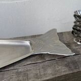 Large stainless steel fish platter signed Jean Couzon