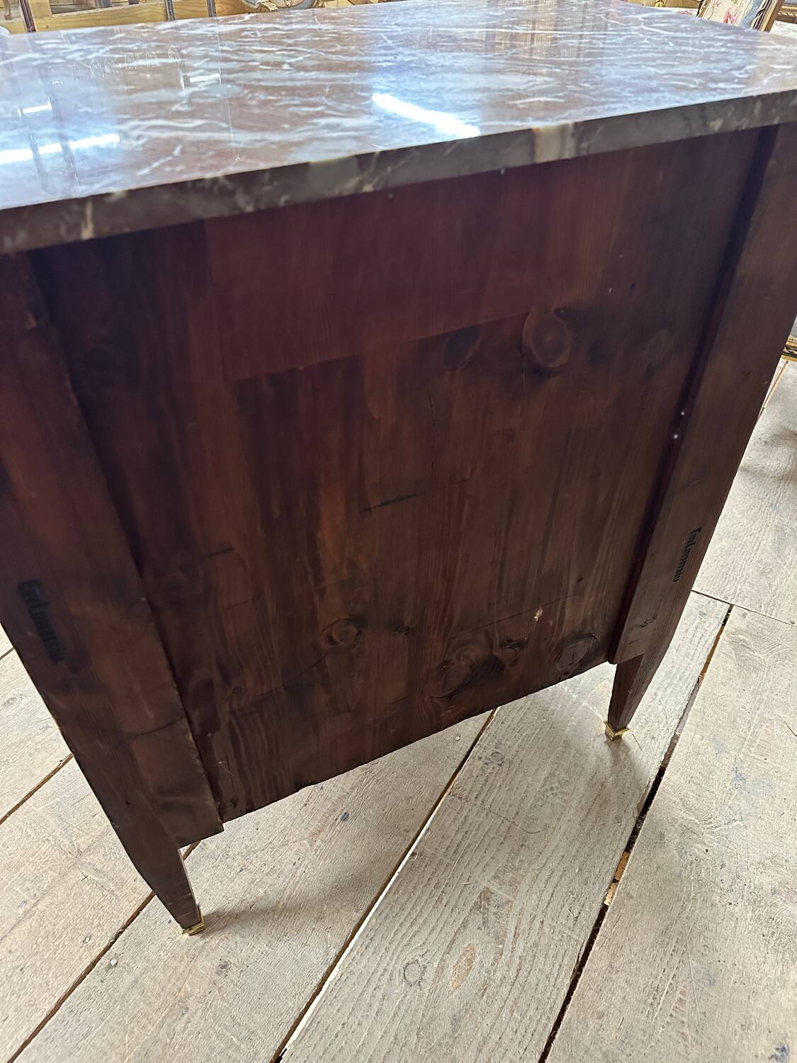 Small Louis XVI Style Mahogany Commode. Napoleon III period