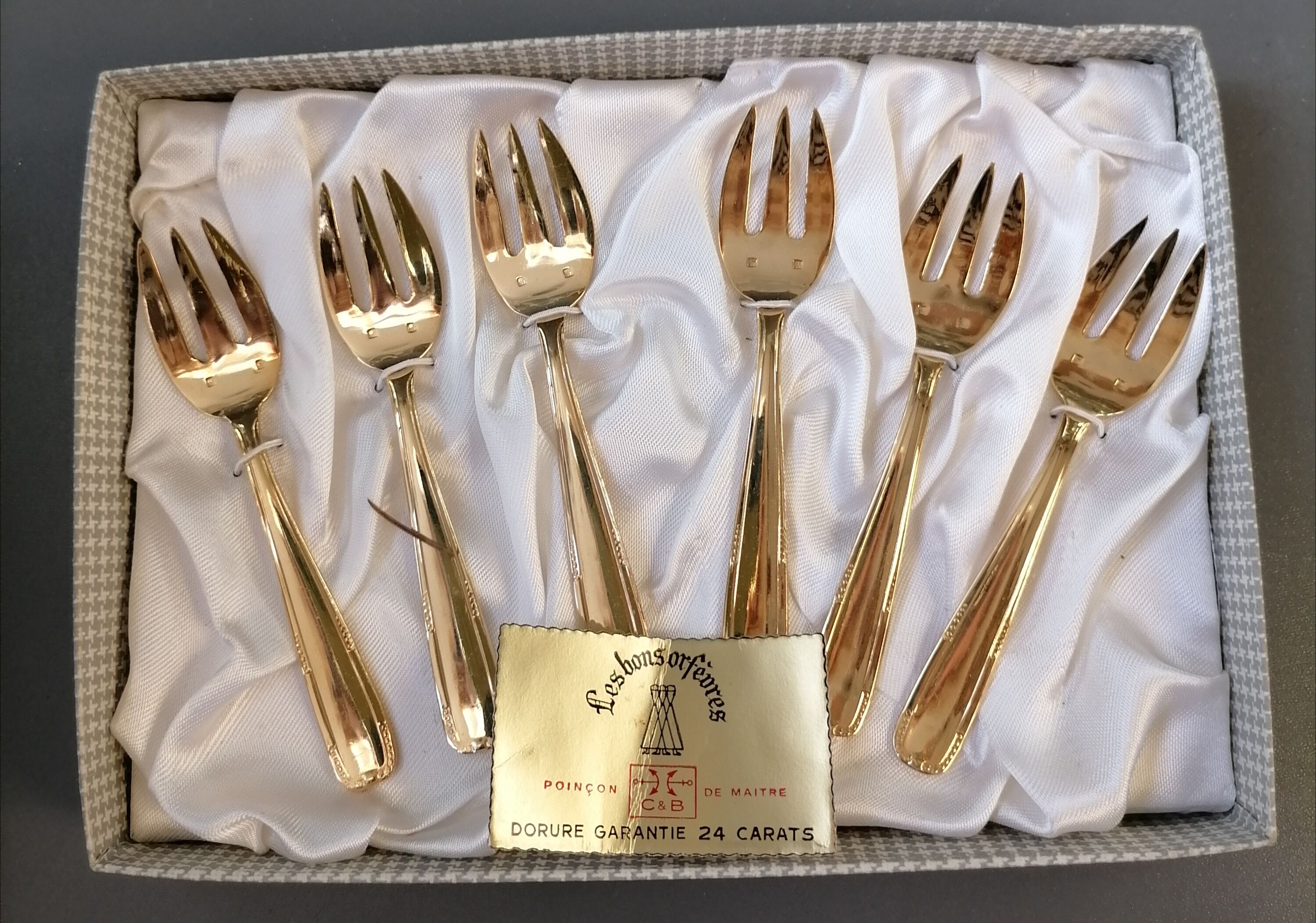 Box of 6 small cake spoon