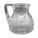 Crystal brocc jug signed Baccarat model Charmes