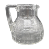 Crystal brocc jug signed Baccarat model Charmes