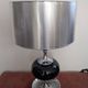 Lampe Space Age en chrome et verre