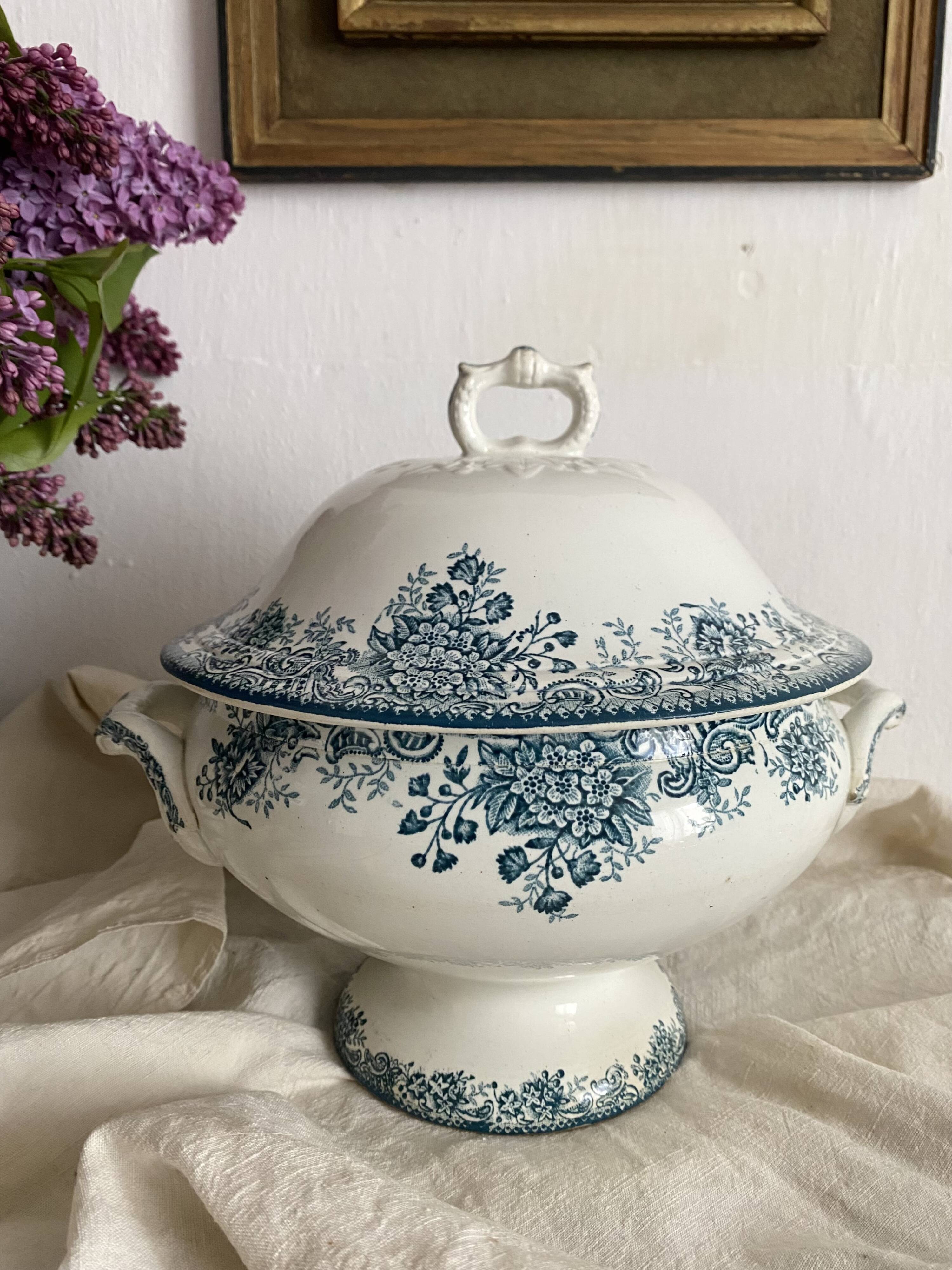 Ironware soup tureen "Printania" Ste Amandinoise