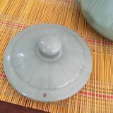 Celadon green old teapot