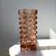 Thick glass vase pink color, Windsor Rosaline Luminarc model