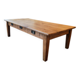 Solid oak coffee table