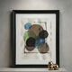 Original contemporary abstract painting, framed (55x45cm)