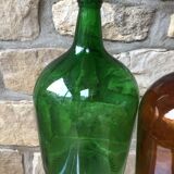 Lot of two demijohns