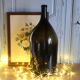 Large old bottle dame-jeanne dark green
