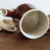 Vintage tea maker in old-fashioned country house-style earthenware