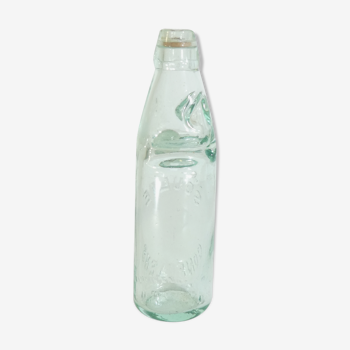 Old bottle of lemonade a ball glass Soulie in Confolens in charente
