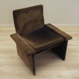 Corduroy armchair, Italian design, 1970s, production: Italy