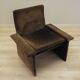 Corduroy armchair, Italian design, 1970s, production: Italy