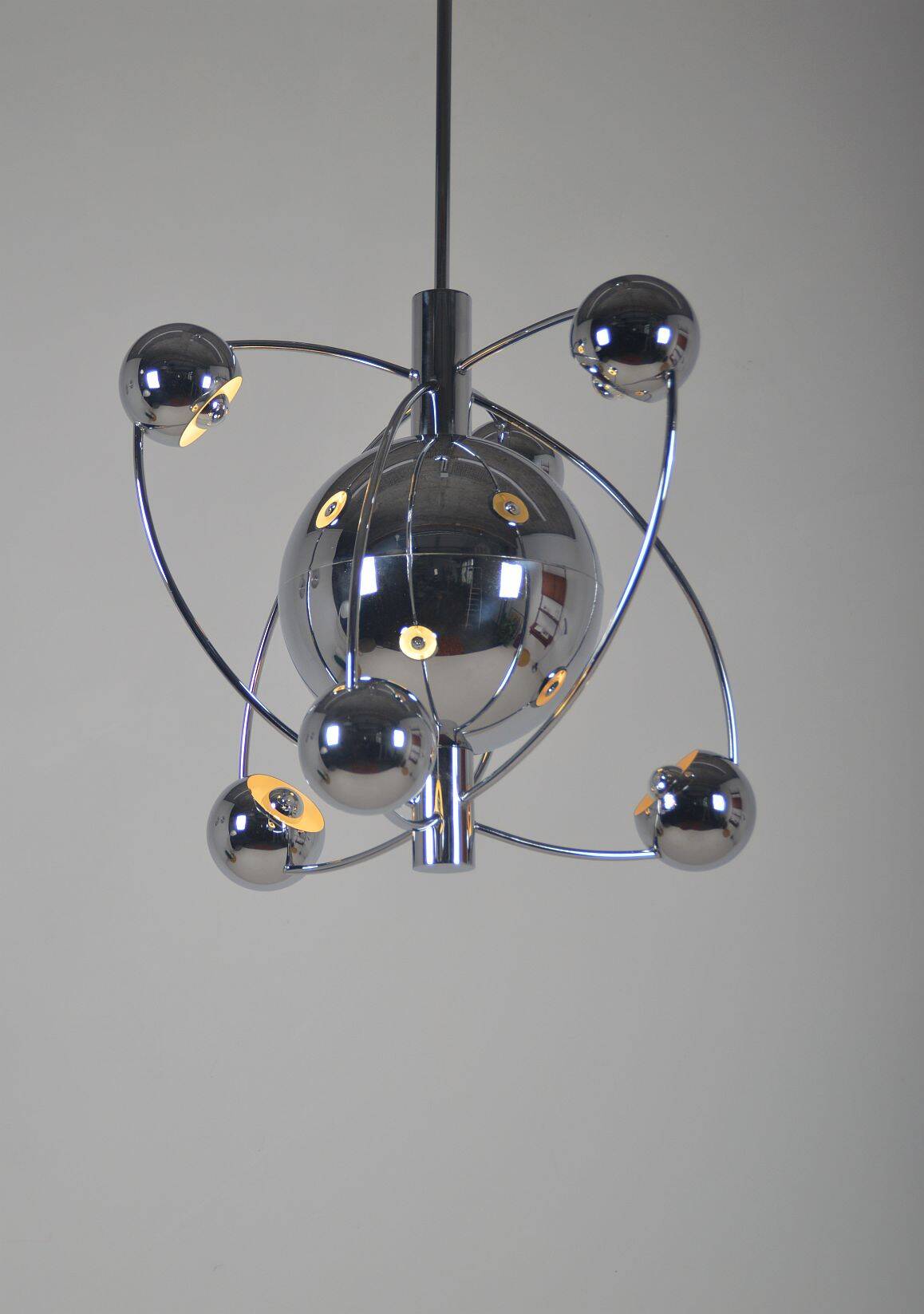 Italian 'Satellite' chandelier designed by Goffredo Reggiani, 1960s