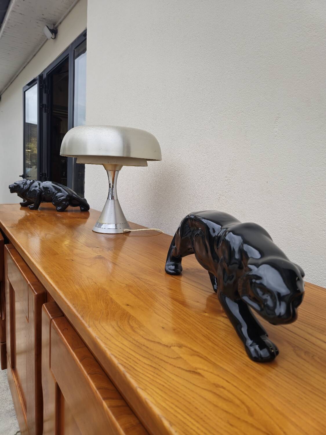 Enfilade Maison Regain in Oak with 3 vintage doors