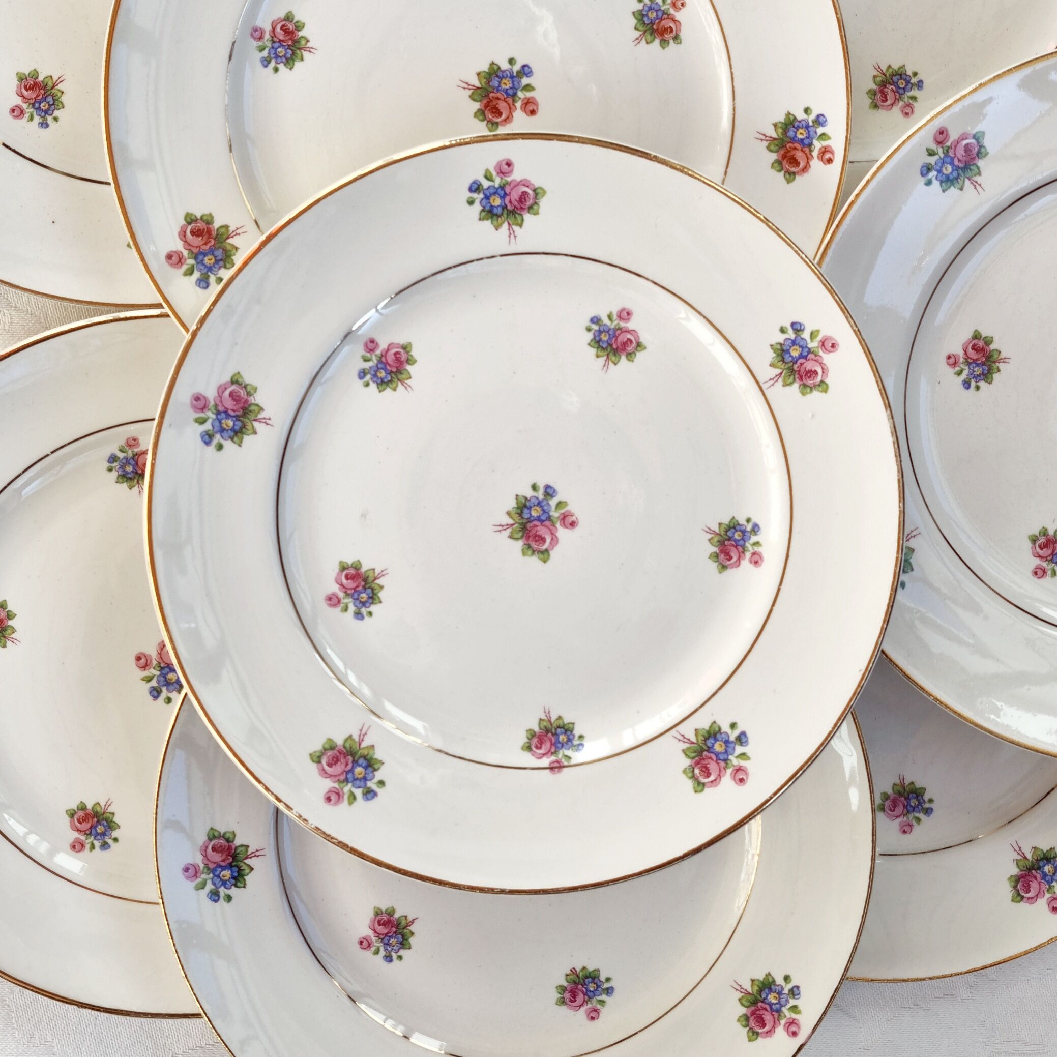 Set of 8 dessert seats