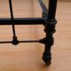 Wrought iron bed, vintage