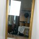 Beveled mirror gilded leaf XXth, 142x82 cm