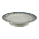Assiette de présentation sur piedouche, terre de fer, modèle "Wilbur", Moulins des loups, fin XIXe s.- début XXe s.