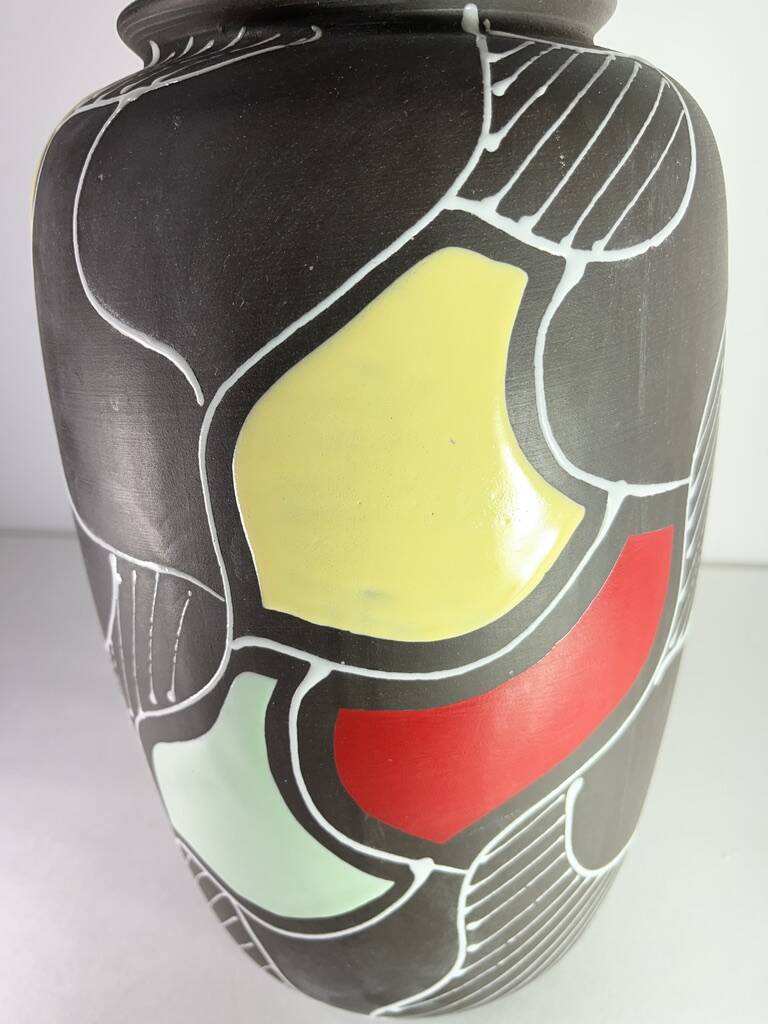 Vase céramique 1950 vintage Allemagne Grand