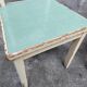 Paire de chaises en bois & formica vintage 1950
