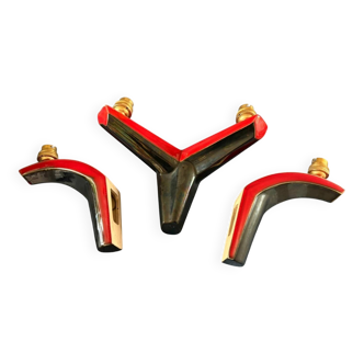 Art Deco ceramic wall light from the 1950s or 60s