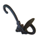 Old cast iron hook