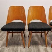 Chaises de Salle à Manger par Radomir Hoffman pour Ton, 1950s, Set de 4
