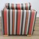 Vintage Van Maanen Cubic Club Armchair – Colorful Striped Fabric – Premium