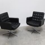 Set of 3 Executive Chairs by Vincent Cafiero for Knoll International, 1960s