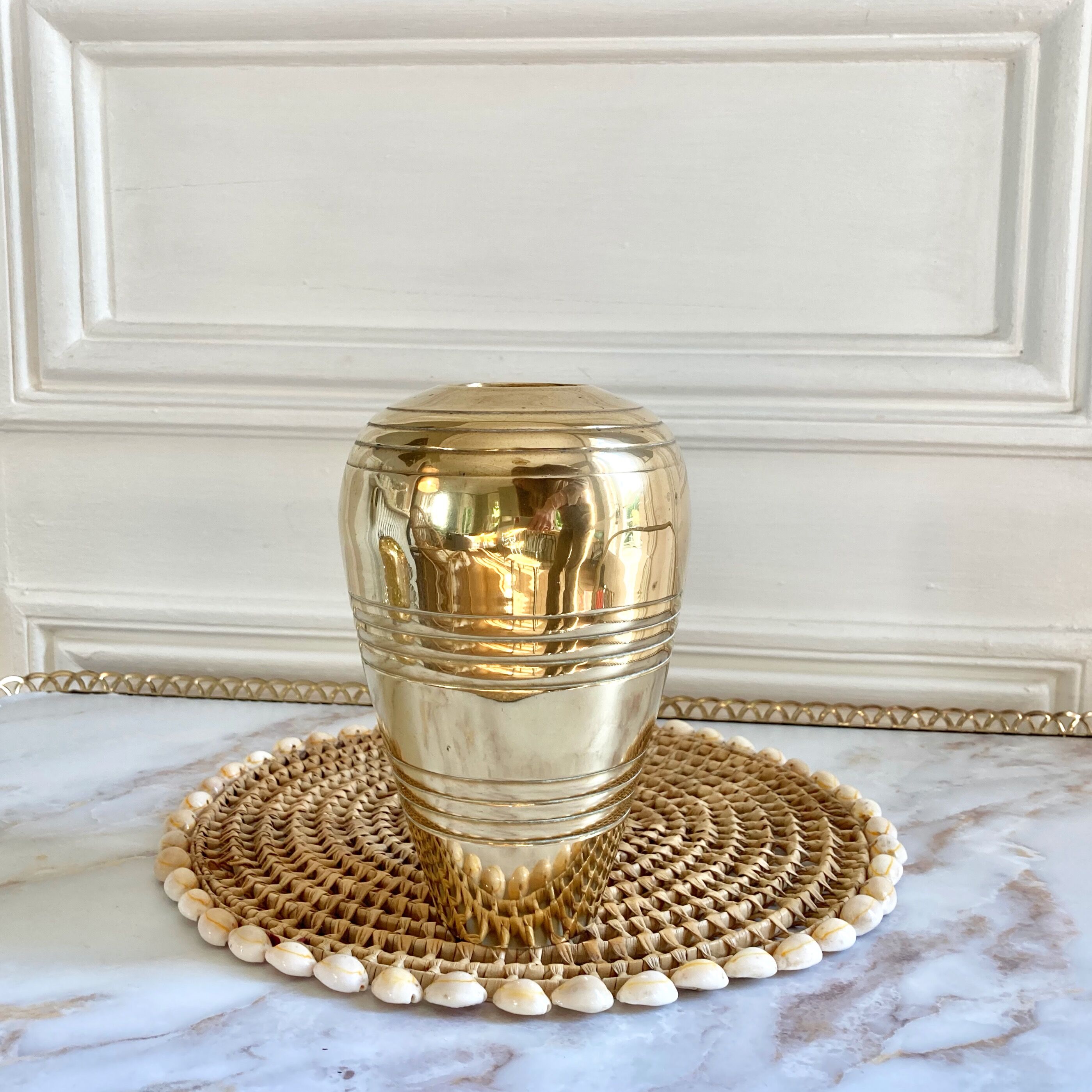 Vase en laiton