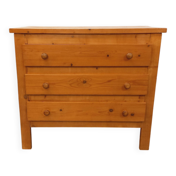 Commode vintage en pin des années 70 80