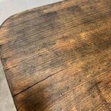 Vintage solid wood sofa / dining bench