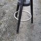 Height-adjustable wooden workshop screw stool