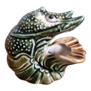 Cendrier zoomorphe crevette ou